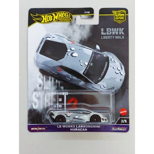 Hot Wheels Premium Slide Street 2 Lb-Works Lamborghini Huracan Model Araba
