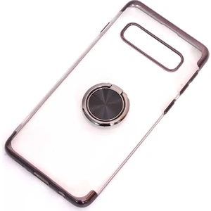 Galaxy S10E Kılıf Zore Gess Kenarları Renkli Yüzük Aparatlı Kılıf