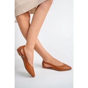 Hakiki Deri Taba Kadın Deri Babet TRC58-5052