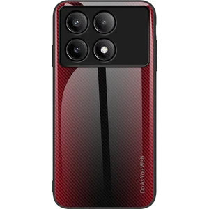 LR Joyful Xiaomi Poco F6 Pro 5g Tpu+Temperli Cam Karbon Fiber Doku Telefon Kapağı (Yurt Dışından)