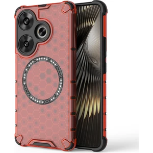 LR Joyful Xiaomi Poco F6 5g Manyetik Petek Tpu+Pc Cep Telefonu Kapağı (Yurt Dışından)