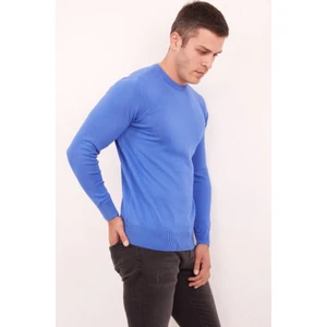 Leon One Erkek Bisiklet Yaka Regular Fit Tüylenme Yapmayan Triko Kazak