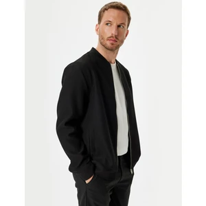 Bomber Ceket Fitilli Fermuarlı