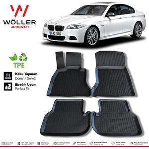 Bmw 5 Serisi F10 Paspas 2010 2016 Arası 3D Havuzlu Wöller Paspas