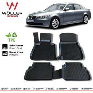 Bmw 5 Serisi E60 Paspas 2003 2010 Arası 3D Havuzlu Wöller Paspas