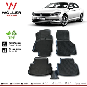 Vw Passat B8.5 Paspas 2019 Sonrası 3D Havuzlu Wöller Paspas