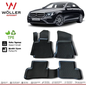 Mercedes E Serisi W213 Paspas 2016 Arası 3D Havuzlu Wöller Paspas