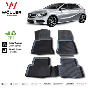 Mercedes A Serisi Paspas W176 2012 2018 3D Havuzlu Wöller Paspas