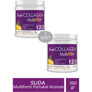 Suda Collagen Multiform Portakal Aromalı 360 gr x 2 Adet