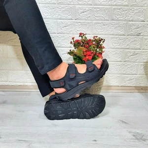 Gnpl Siyah Rahat Erkek Günlük Sandalet