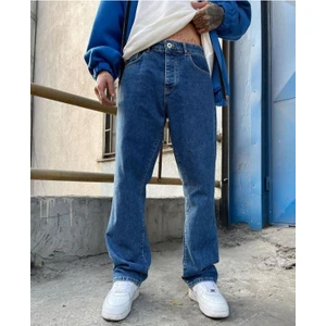 Kaizer Denim Buzmavi Baggy Pantalon Erkek
