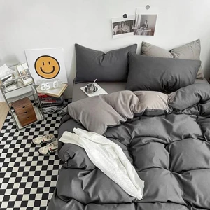 Prime Sleeks Pamuk Çift Kişilik Nevresim Takımı 200x220cm, Lastikli Çarşaf, Pamuklu Yatak Örtüsü