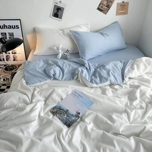 Prime Sleeks Pamuk Çift Kişilik Nevresim Takımı 200x220cm, Lastikli Çarşaf, Pamuklu Yatak Örtüsü