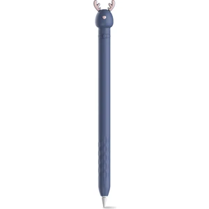 Forestl Digital Ahastyle PT129-1 Apple Kalem 1st Nesil Karikatür Hayvan Stylus Kalem Kapağı Yumuşak Silikon Koruyucu Kılıf Geyik (Yurt Dışından)