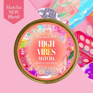 Mim and More High Vibes Only Matcha -  Gül ve Şeftali Aromalı Matcha, 25 Gr