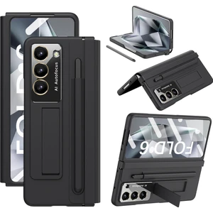 Samsung Galaxy Z Fold6 5g Deri Arka Kapak / Stylus Kalem (Yurt Dışından)