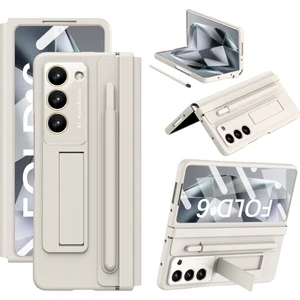 Samsung Galaxy Z Fold6 5g Deri Arka Kapak / Stylus Kalem (Yurt Dışından)