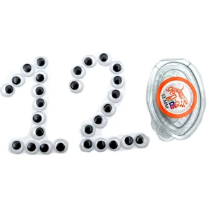 Oynar Göz Siyah Beyaz 12 mm GEN-7212