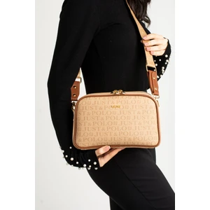 Just Polo Just Polo Kadın Suya Dayanıklı Baskı Desenli 5 Bölmeli Çapraz Çanta Omuz Çantası Ve Cüzdan Kombini Tr3502