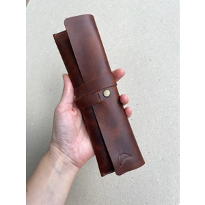 Alesta Leather (İsim Yazıyoruz) El Yapımı Hakiki Deri Kalemlik