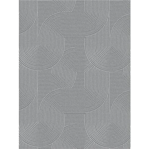 Meri̇nos Rölyef Joy Gri̇ Modern Kaymaz Halı