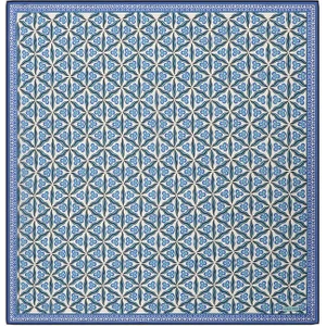 Bursa İpek Indigo Çintemani Desen Soft Eşarp