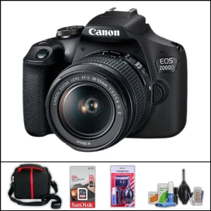 Eos 2000 D + 18-55 mm Lens Dslr Fotoğraf Makinesi (Çanta + 32 GB Sd Kart + Temizlik Kiti) Hediyeli