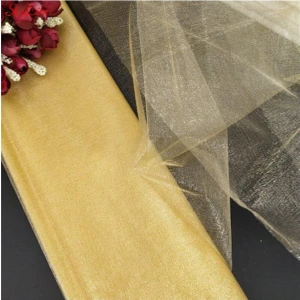 Mg Store Gold Renk 10 Metre Kristal Tül En 3 Metre Altın Sarısı Nişan Bohçası Valiz Oda Kapı Süsü