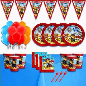 Mg Store Paw Patrol 16 Kişilik Doğum Günü Parti Malzemeleri Seti
