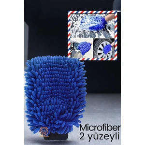 Oto Yıkama Eldiveni Jant Torpido Temizlik Eldiveni Microfiber 720706