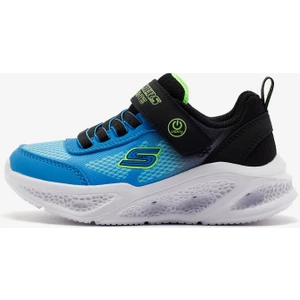 Skechers Meteor-Lights - Krendox Büyük Erkek Çocuk Siyah Işıklı Spor Ayakkabı 401495L Bkbl