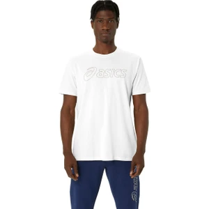Asics Logo Ss Tee Erkek Beyaz Kısa Kollu Tshirt 2031E188-101