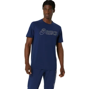 Asics Logo Ss Tee Erkek Mavi Kısa Kollu Tshirt 2031E188-402