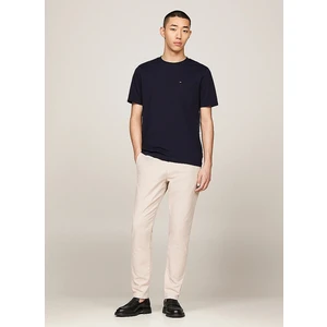 Tommy Hilfiger Bisiklet Yaka Mavi Erkek T-Shirt MW0MW36220DW5