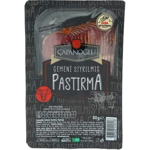 Çemeni Sıyrılmış Pastırma 80 gr