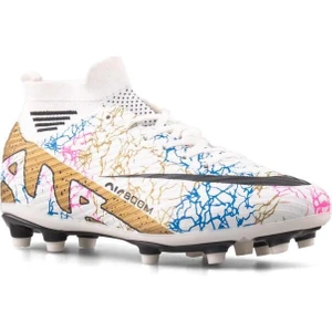 Lotto Laliga Keyspor Laliga 565 Çoraplı Krampon Beyaz Altın 36-44