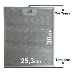 Da 6014XS Davlumbaz Alüminyum Filtre (Adet)