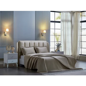 Doqu Home Napoli Yatak Örtüsü Çift Kişilik - Bej