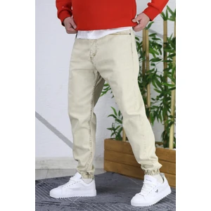 Erkek Paçası Lastikli Boyfriend Kot Pantalon 656