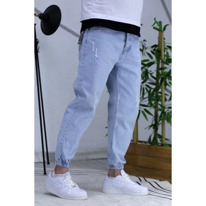 Erkek Paçası Lastikli Tırnaklı Boyfiren Kot Pnt. 646