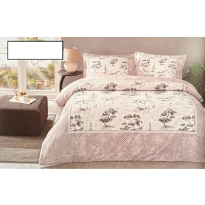 Toile De Jou Çift Kişilik Çarşaf Lastikli(Fitted) Nevresim Takımı Pudra