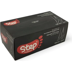 Sistem Step Tek Kulanımlık Deneme Çorabı 120 Adet-Ten Rengi