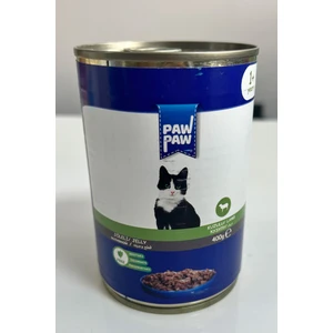 Kuzu Etli Jöleli Konserve Yaş Kedi Maması 12 Adet