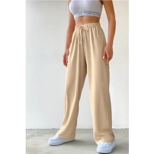 Kadın Trend Yüksek Bel Yazlık Kaliteli Palazzo Pantolon