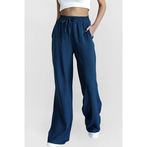 Kadın Trend Yüksek Bel Yazlık Kaliteli Palazzo Pantolon