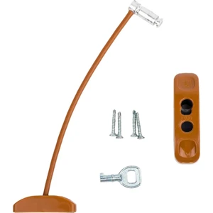 Çelik Halatlı Kablolu Pvc Kapı Pencere Emniyet Hırsız Çocuk Güvenlik Kilidi 4 Adet