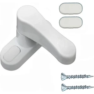 Pvc Pimapen Pencere Cam Balkon Kapısı Güvenli Emniyet Kilidi Çocuk Emniyet Mandalı MetaL 2 ADET