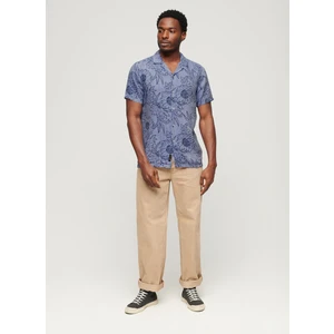 Normal Çok Renkli Desenli Erkek Gömlek M4010810A1WB_OPEN Collar Prınt Lıne