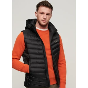 Siyah Erkek Yelek M5011837A02A_HOODED Fujı Padded Gıl