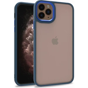 Apple iPhone 11 Pro Max Uyumlu Inci Kılıf Kenarı Silikon Arkası Sert P.c Zore Flora Kapak